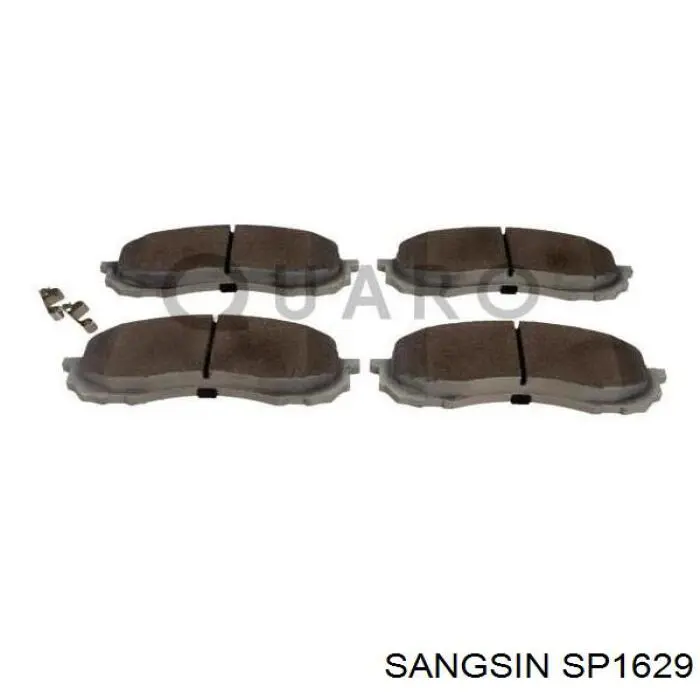 SP1629 Sangsin pastillas de freno delanteras