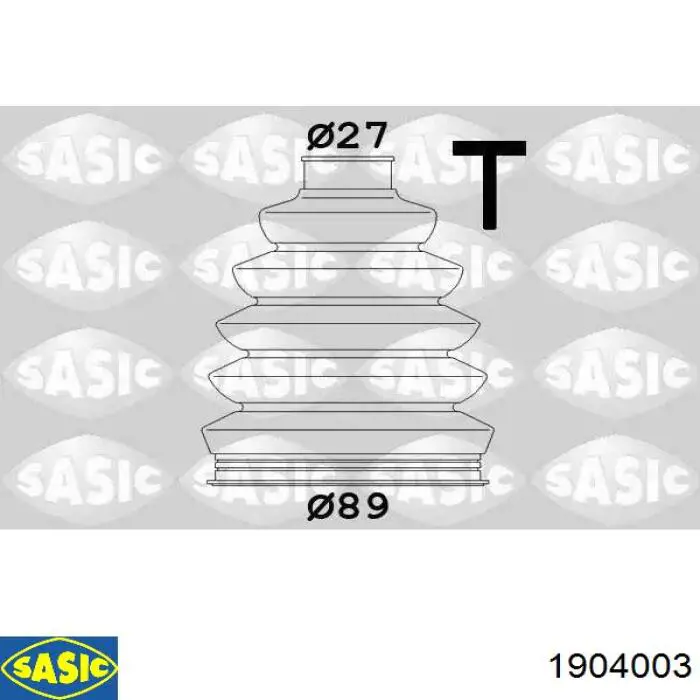 1904003 Sasic fuelle, árbol de transmisión delantero exterior