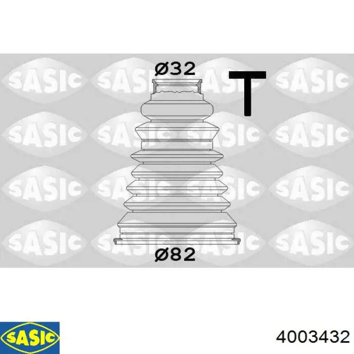 4003432 Sasic fuelle, árbol de transmisión delantero exterior