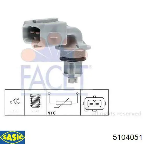 5104051 Sasic kit de embrague (3 partes)