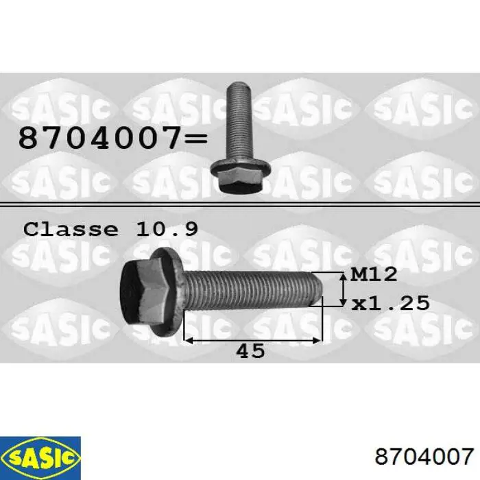 9112389 Opel perno de la polea del cigüeñal