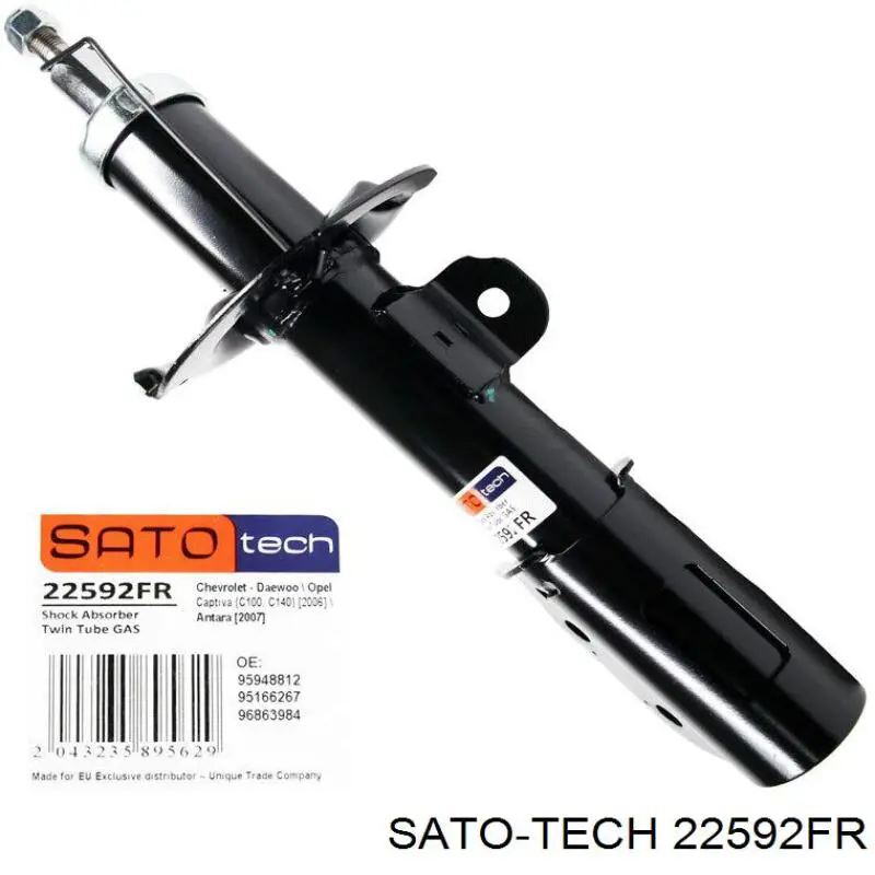 22592FR Sato Tech amortiguador delantero derecho