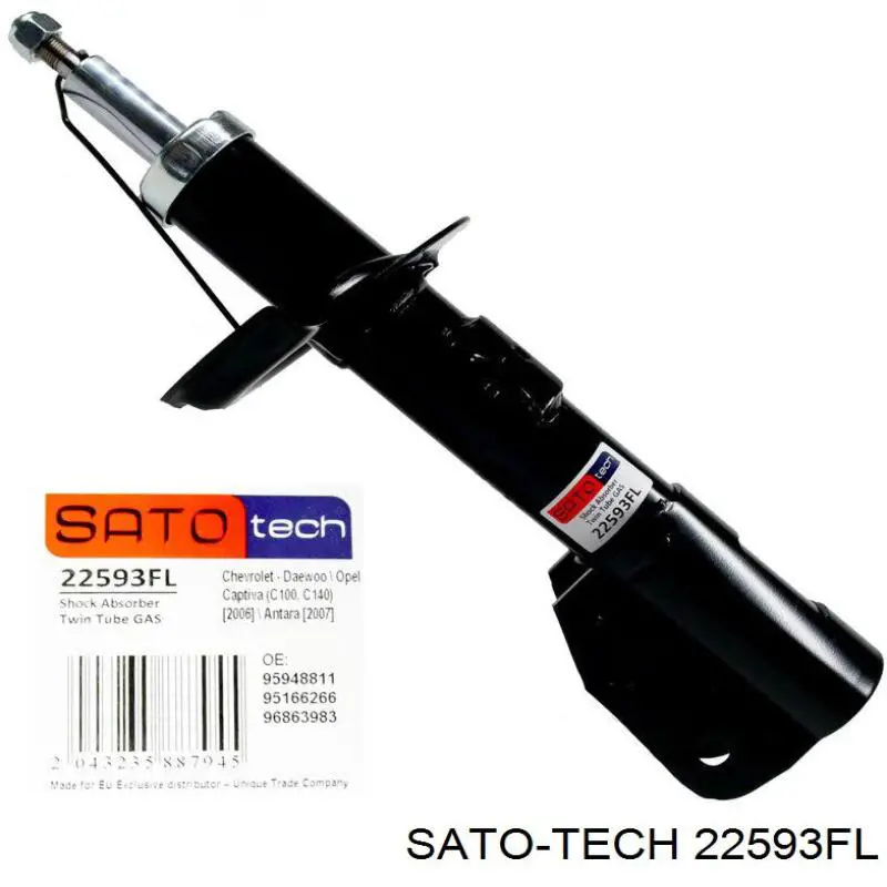 22593FL Sato Tech amortiguador delantero izquierdo