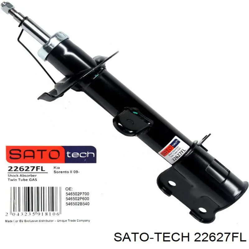 22627FL Sato Tech amortiguador delantero izquierdo