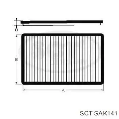 SAK141 SCT filtro de habitáculo