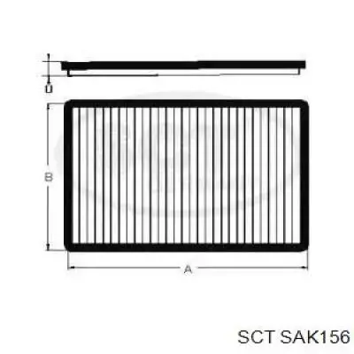 SAK156 SCT filtro de habitáculo