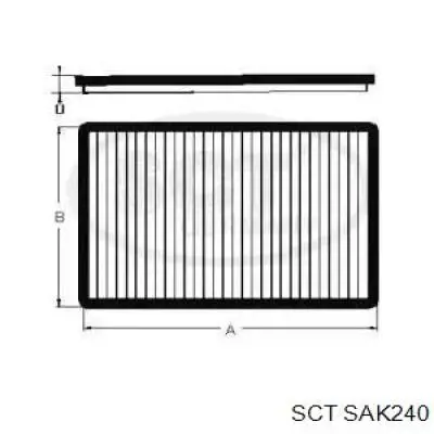 SAK240 SCT filtro de habitáculo