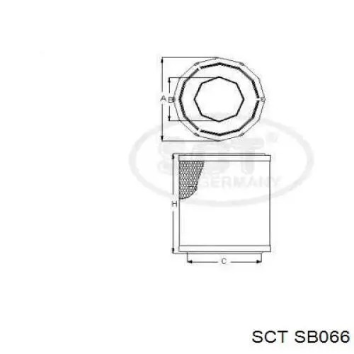 SB 066 SCT filtro de aire