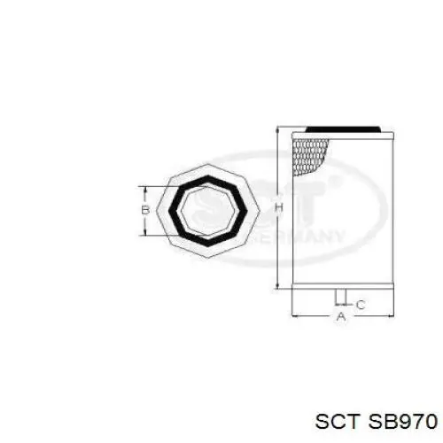 0986626754 Bosch filtro de aire