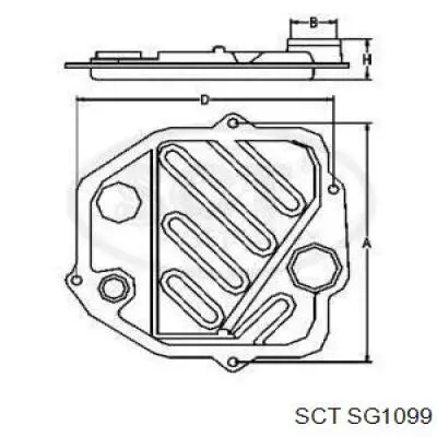 BACB12335002 Bapmic filtro hidráulico, transmisión automática