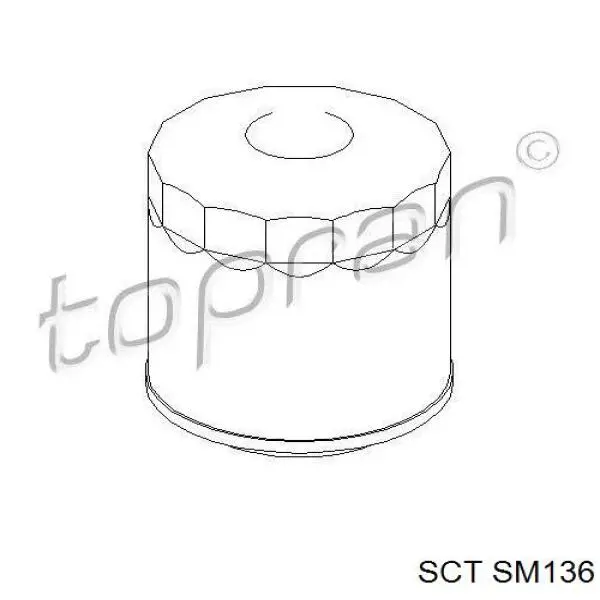 SM136 SCT filtro de aceite
