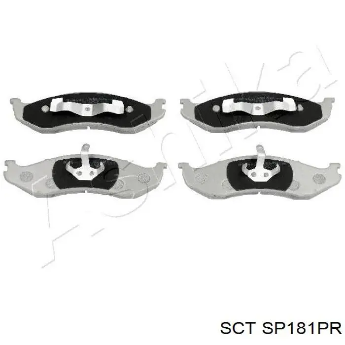 SP181PR SCT pastillas de freno delanteras