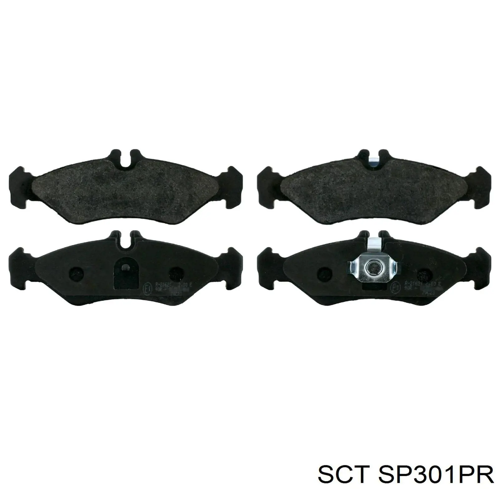 sp301pr SCT pastillas de freno traseras