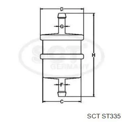 77600000 Nissan filtro combustible