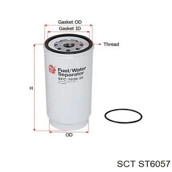  Filtro combustible para DAF 95 