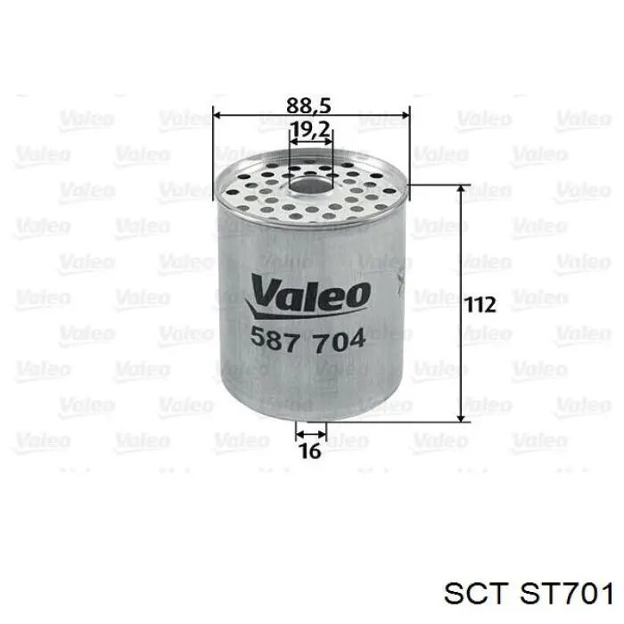 ST701 SCT filtro combustible