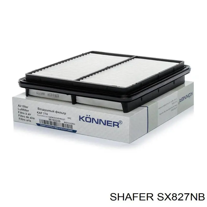 SX827NB Shafer filtro de aire