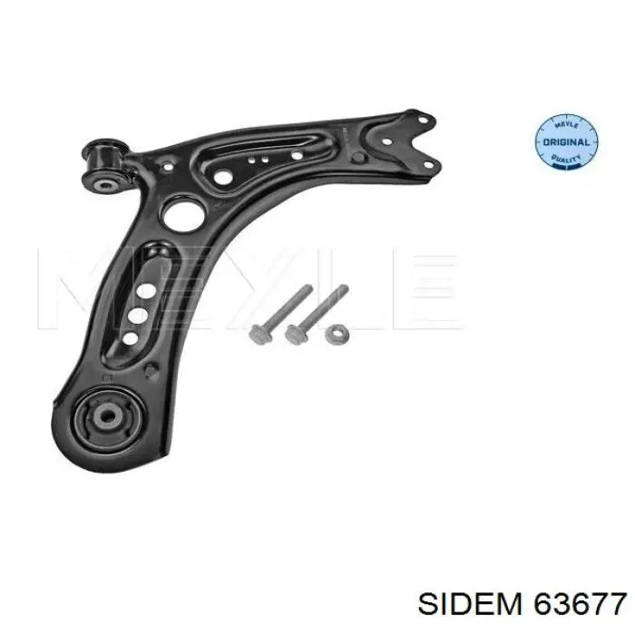 63677 Sidem barra oscilante, suspensión de ruedas delantera, inferior derecha