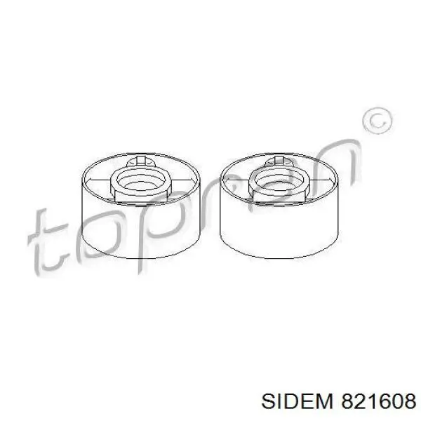 821608 Sidem silentblock de suspensión delantero inferior