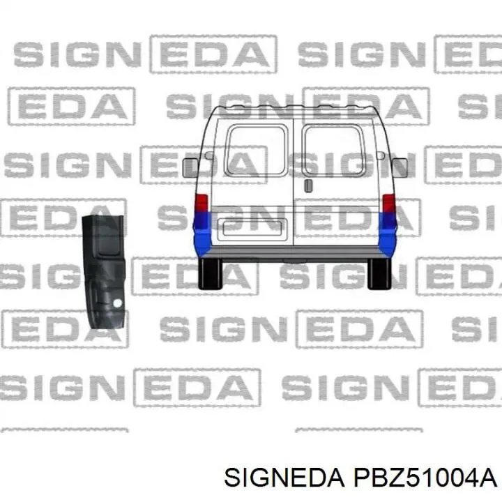  Panel de cabina trasero para Mercedes Sprinter 901, 902