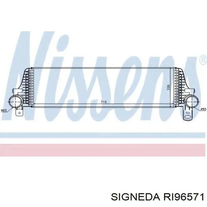 RI96571 Signeda radiador de aire de admisión