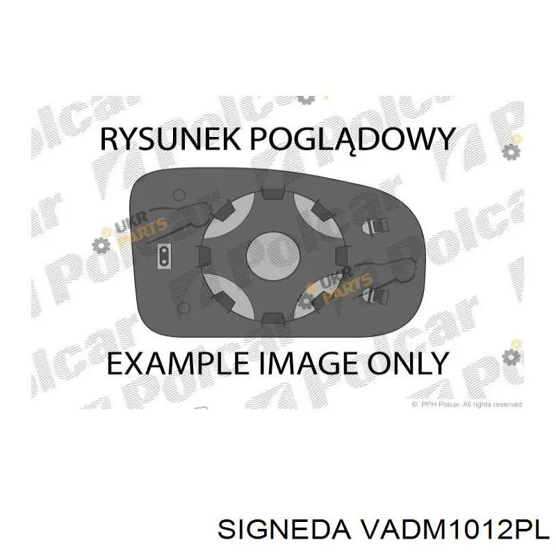 VADM1012PL Signeda luz intermitente de retrovisor exterior izquierdo