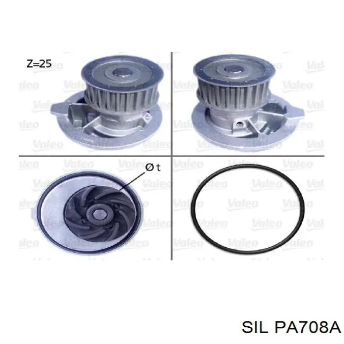 PA708A SIL bomba de agua