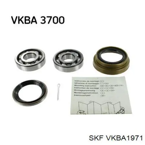 VKBA 1971 SKF cojinete de rueda trasero