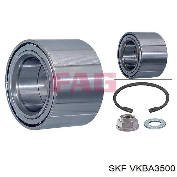 VKBA3500 SKF cojinete de rueda delantero