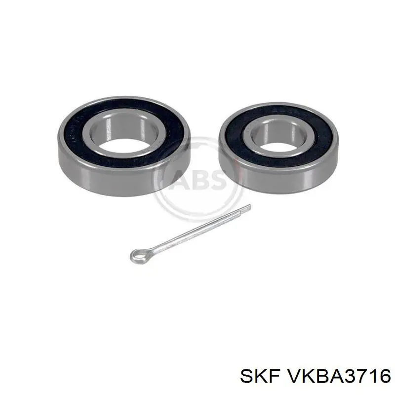 VKBA3716 SKF cojinete de rueda trasero