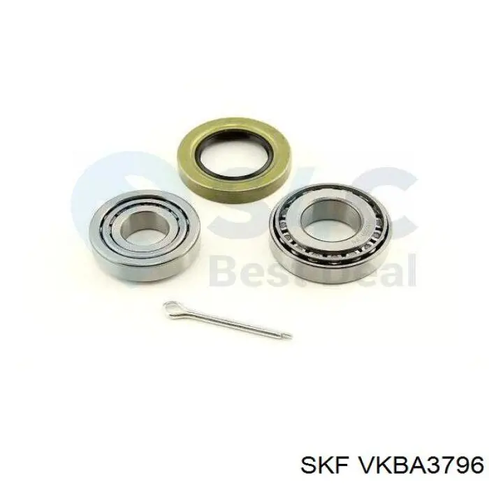 VKBA 3796 SKF cojinete de rueda trasero