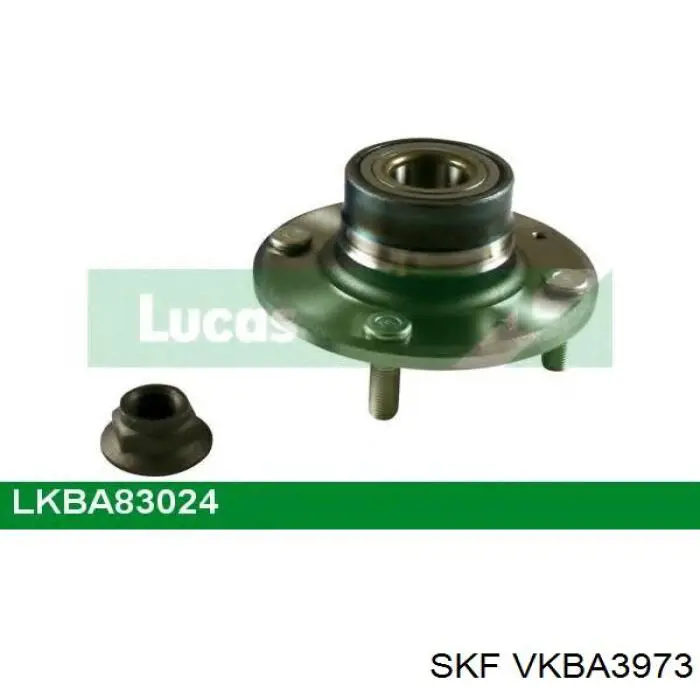 VKBA 3973 SKF cubo de rueda trasero