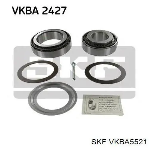 VKBA5521 SKF cojinete de rueda delantero