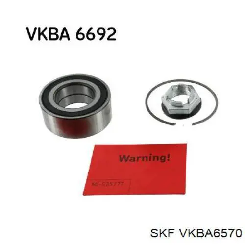 VKBA 6570 SKF cojinete de rueda delantero