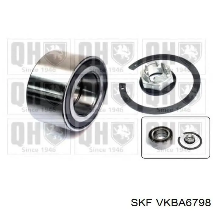 VKBA 6798 SKF cojinete de rueda delantero