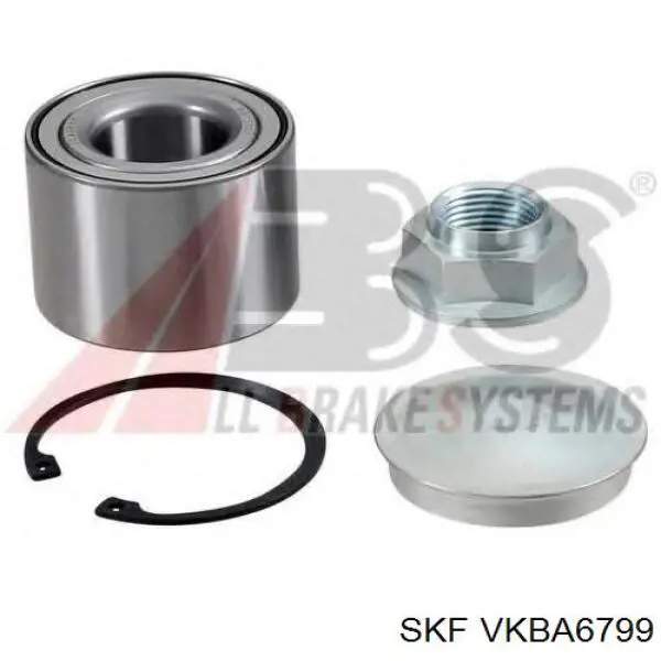 VKBA 6799 SKF cojinete de rueda trasero