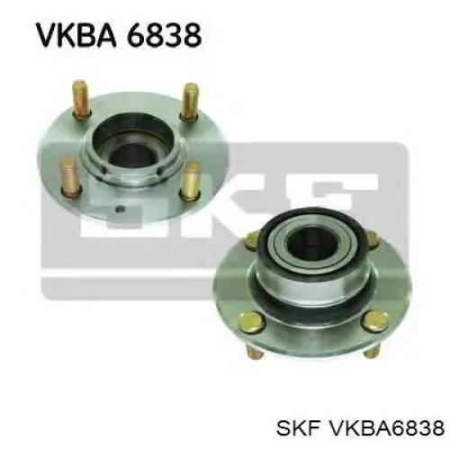 VKBA 6838 SKF cubo de rueda trasero