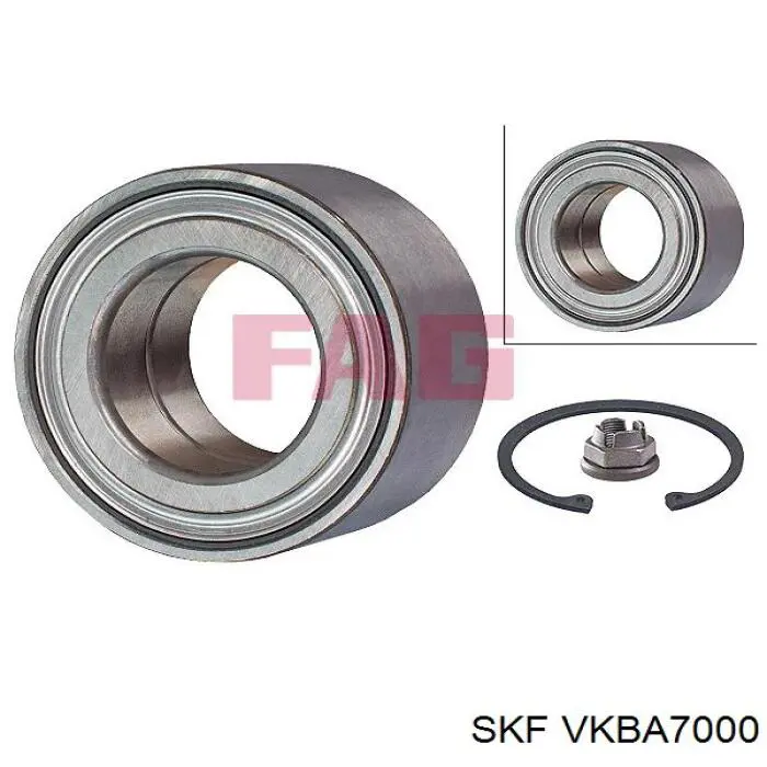 VKBA 7000 SKF cojinete de rueda trasero