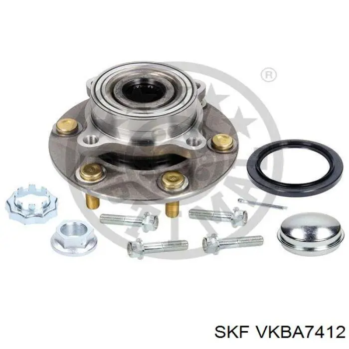 VKBA 7412 SKF cojinete de rueda delantero