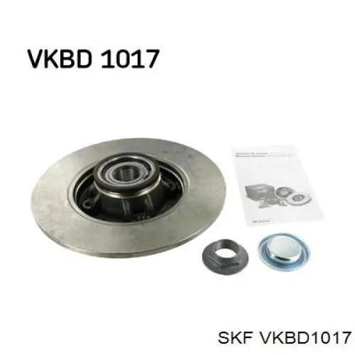 VKBD 1017 SKF disco de freno trasero