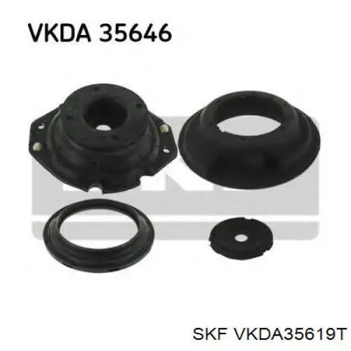 VKDA 35619 T SKF rodamiento amortiguador delantero