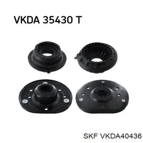 VKDA 40436 SKF soporte amortiguador trasero