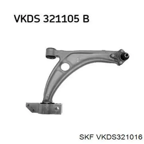 VKDS 321016 SKF barra oscilante, suspensión de ruedas delantera, inferior izquierda/derecha