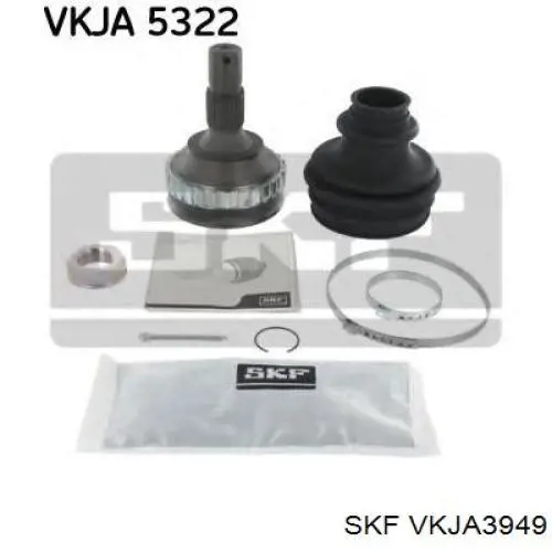 VKJA3949 SKF junta homocinética exterior delantera