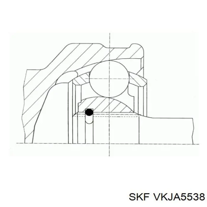 VKJA5538 SKF junta homocinética exterior delantera