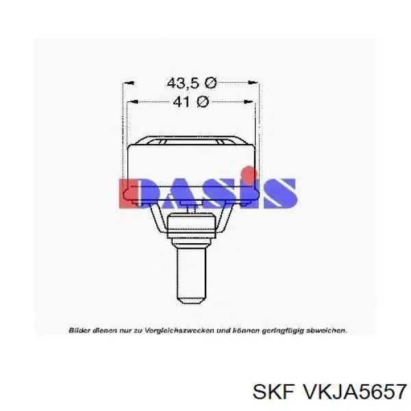 VKJA 5657 SKF junta homocinética exterior delantera derecha