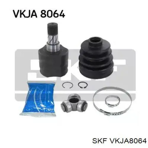 VKJA 8064 SKF junta homocinética interior delantera izquierda