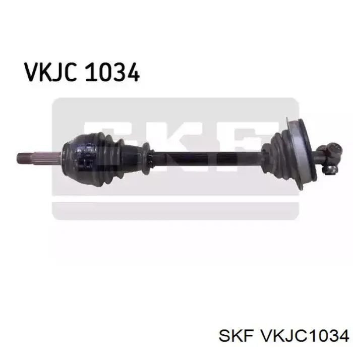 VKJC 1034 SKF árbol de transmisión delantero izquierdo