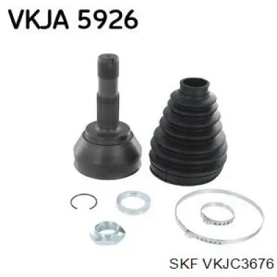 VKJC3676 SKF árbol de transmisión delantero derecho