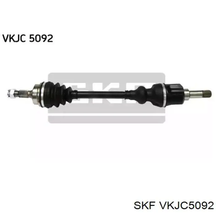 VKJC 5092 SKF árbol de transmisión delantero izquierdo